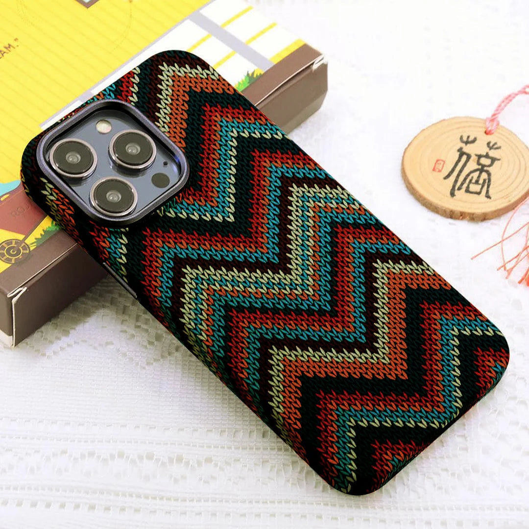ColorBurst Texture Magnetic Carbon Fiber Case