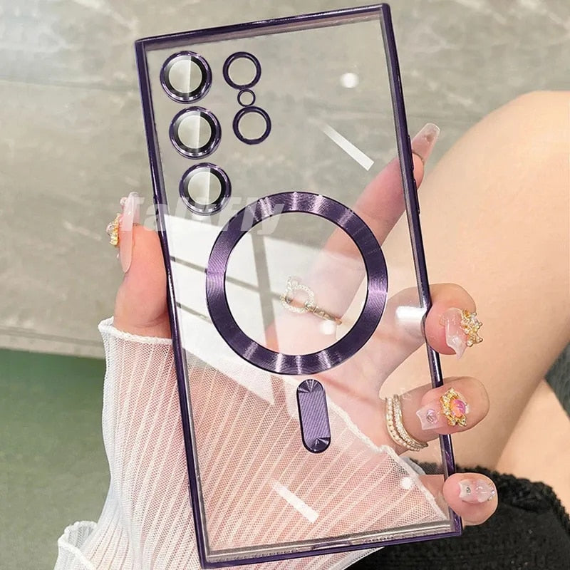 Galaxy S20 FE / S21 FE Series Premium Hybrid Magnetic MagSafe Camera Protection Case