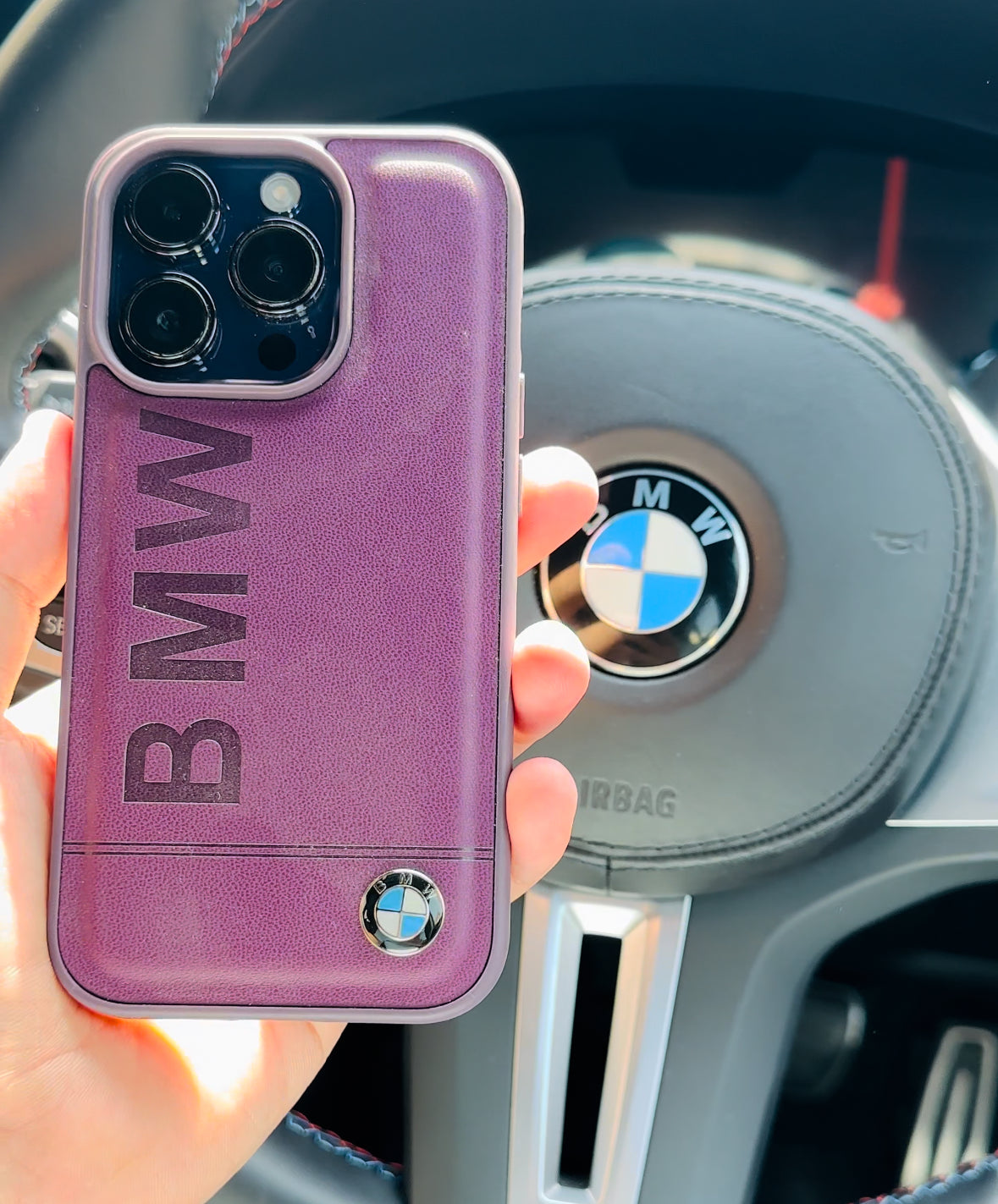BMW Premium Editioin Leather Texture Case