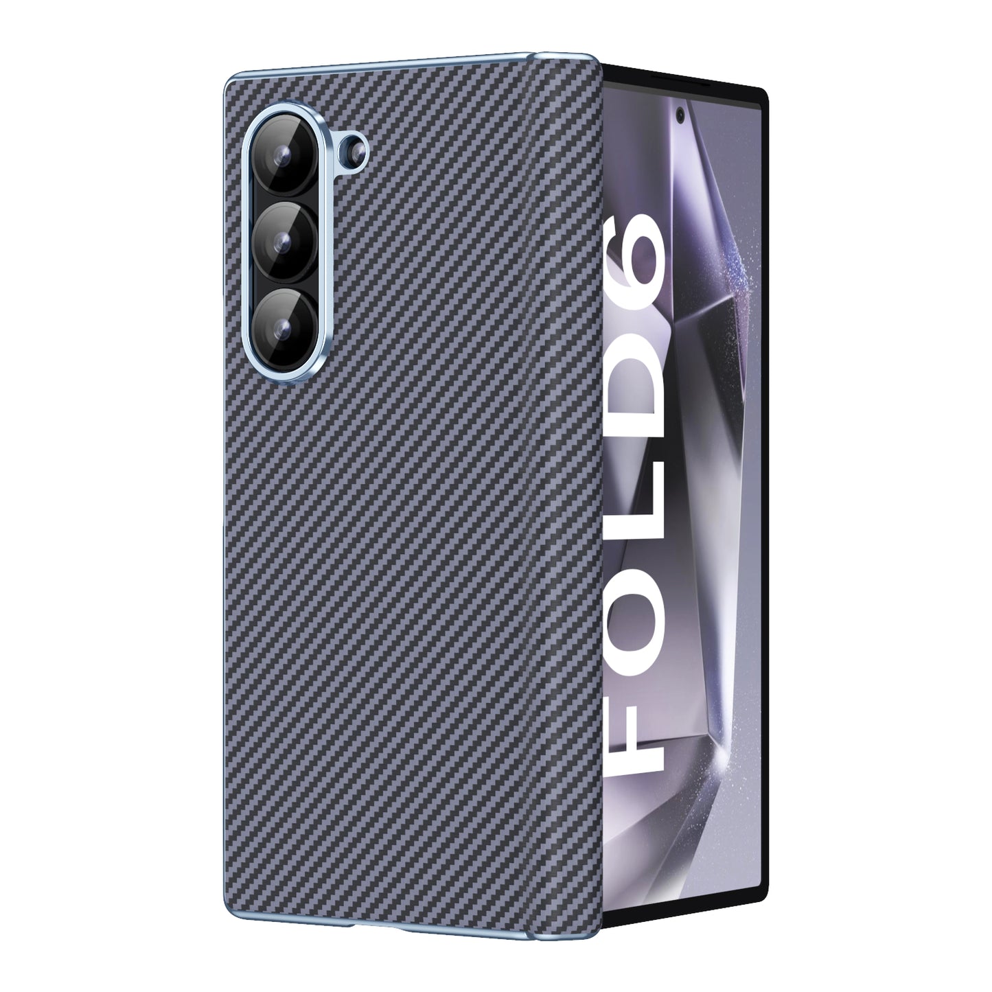 Carbon Fibre Thin Amarid Fiber Texture Electroplating Case
