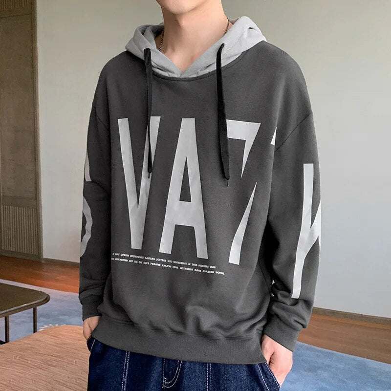 Men's Casual Printed Hoodies