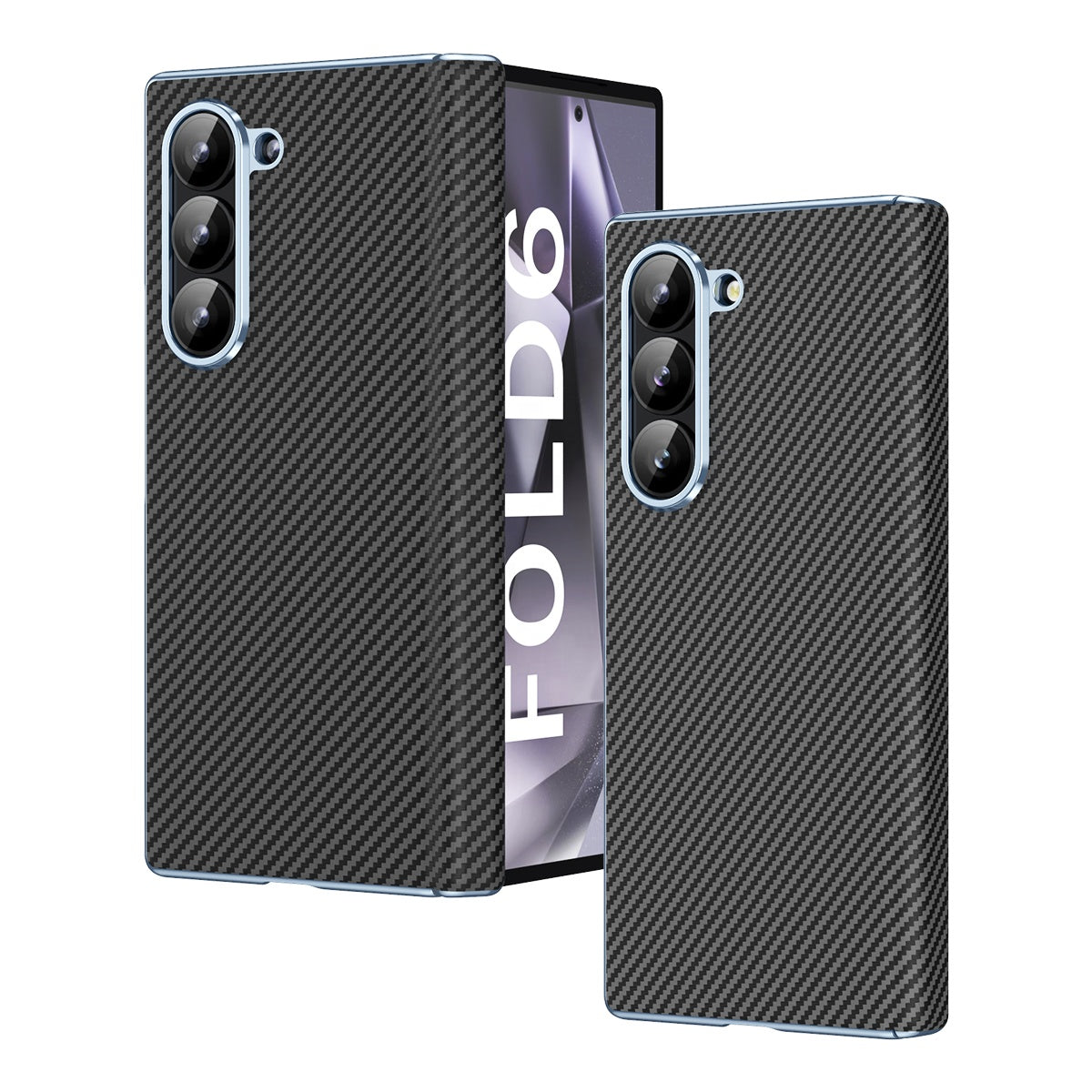 Carbon Fibre Thin Amarid Fiber Texture Electroplating Case