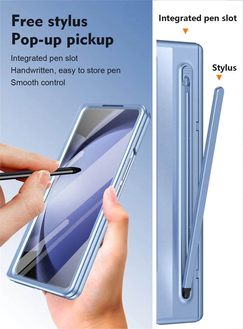New Folding Stand Flat Pen Slot Case- With S Pen