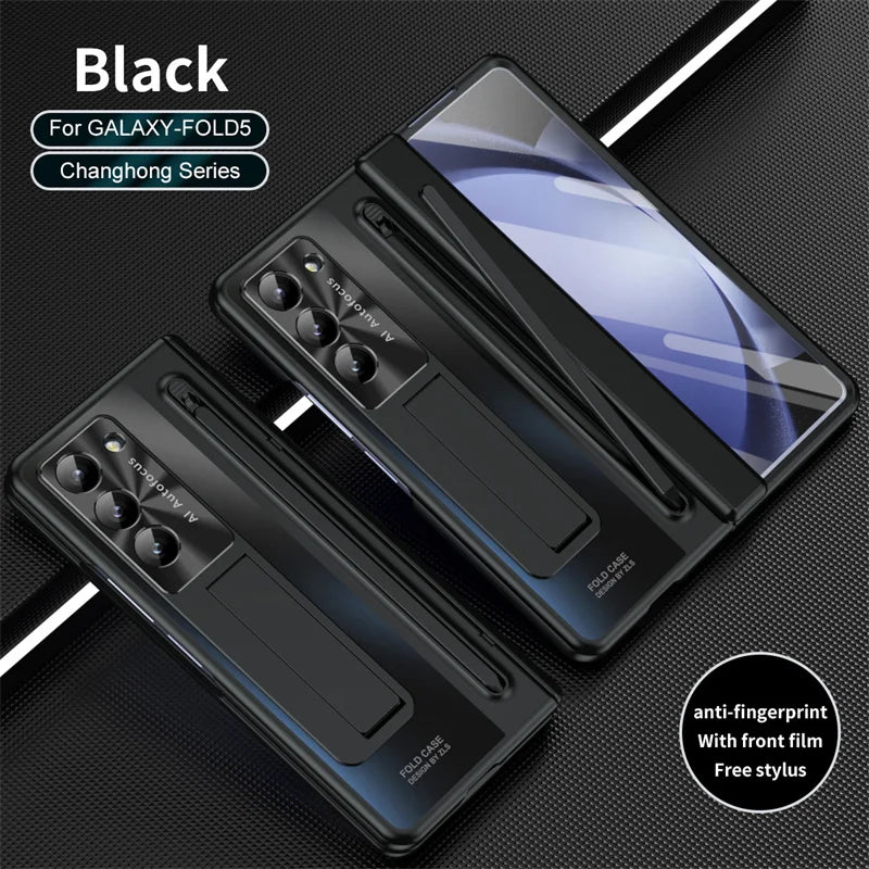 New Folding Stand Flat Pen Slot Case- With S Pen