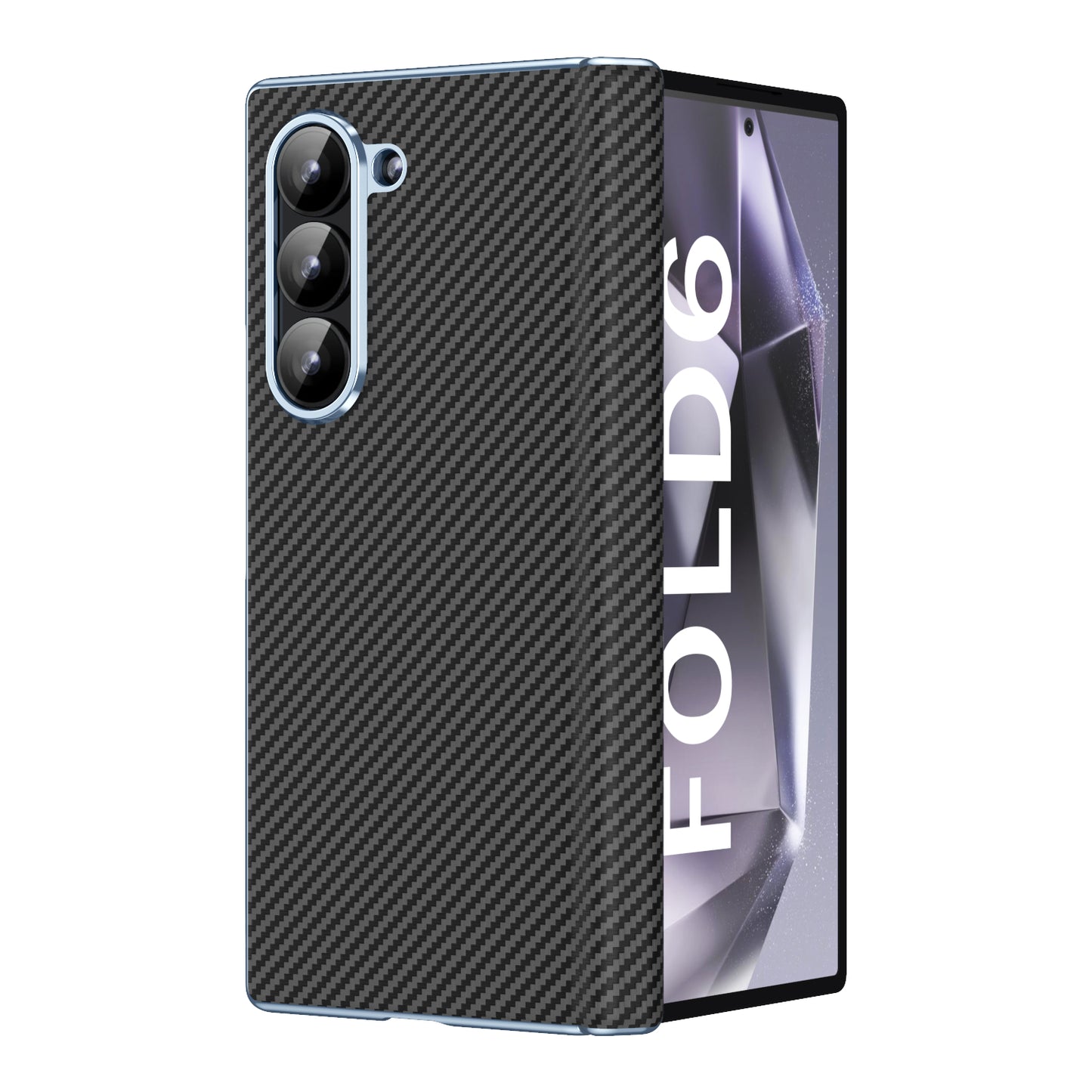 Carbon Fibre Thin Amarid Fiber Texture Electroplating Case