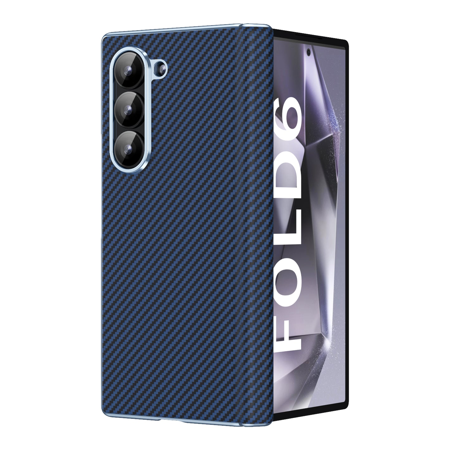 Carbon Fibre Thin Amarid Fiber Texture Electroplating Case