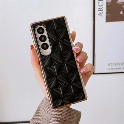 Luxury Leather Shockproof Hard Plating Case