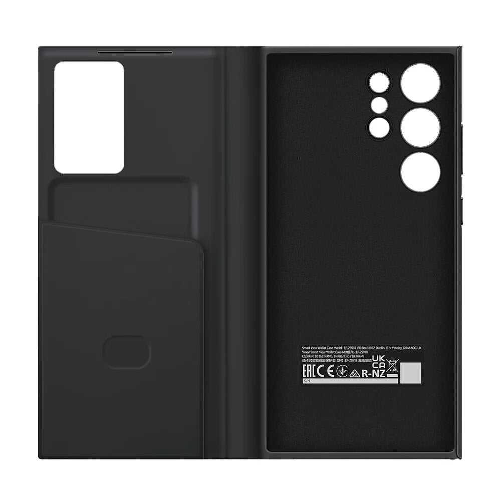 Smart View Wallet Flip Case For Samsung Galaxy S24 /S24 Ultra