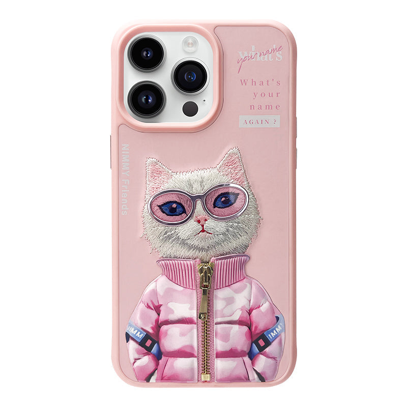 Nimmy Official 3D Cool & Cute Embroidery Case Cover- iPhone 15 Series