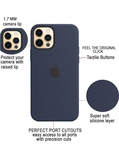 iPhone 11 Series Original Soft Silicone Logo Case