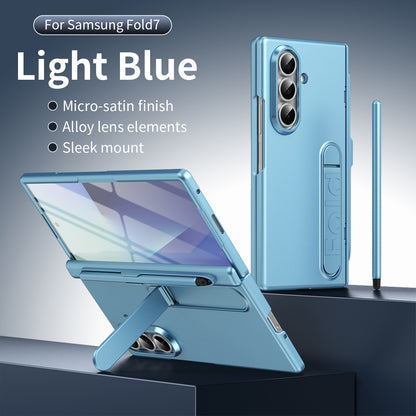 Galaxy Z Fold 8 Ultra Premium Business  Folding TPU With Hidden Kickstand Holder Case