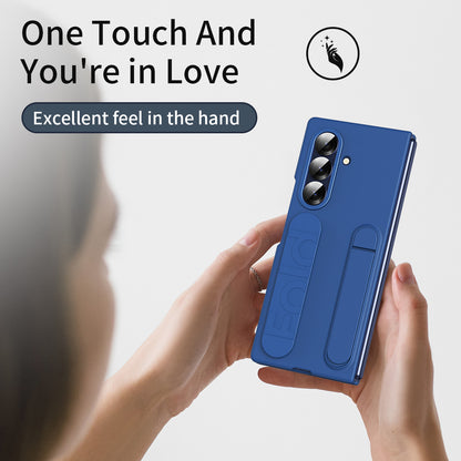 Galaxy Z Fold 8 Ultra Premium Business  Folding TPU With Hidden Kickstand Holder Case