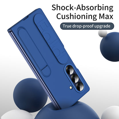 Galaxy Z Fold 8 Ultra Premium Business  Folding TPU With Hidden Kickstand Holder Case
