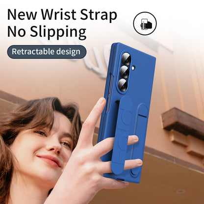 Galaxy Z Fold 8 Ultra Premium Business  Folding TPU With Hidden Kickstand Holder Case