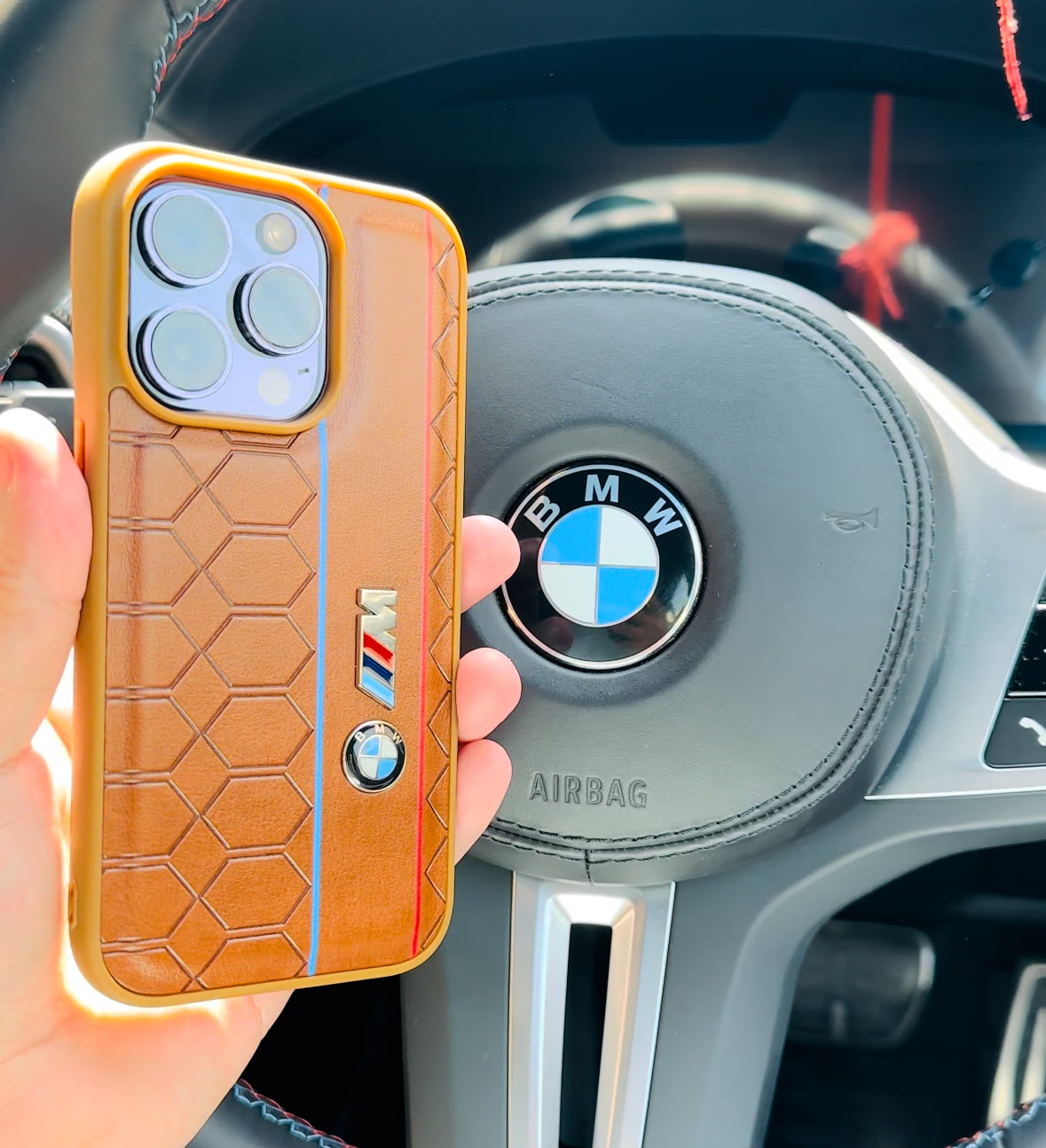 BMW Premium Editioin Leather Texture Case