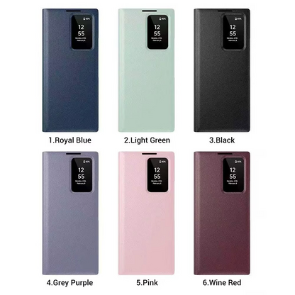Smart Window Flip Case For Samsung Galaxy Series