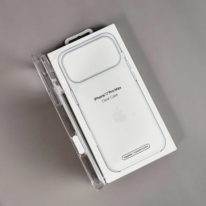 Crystal Color MagSafe Case with Camera Button  (Apple Logo)