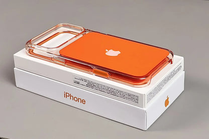 Crystal Color MagSafe Case with Camera Button  (Apple Logo)