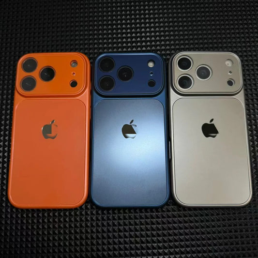 High-End Glass Finish Covert Logo Case for iPhone (Exlusive Case)