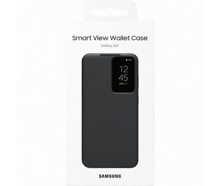 Smart View Wallet Flip Case For Samsung Galaxy S24 /S24 Ultra