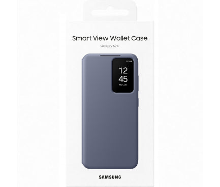 Smart View Wallet Flip Case For Samsung Galaxy S24 /S24 Ultra