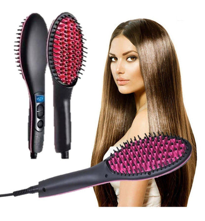 Professional Electric Hair Straightener Brush