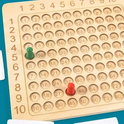 Wooden Multiplication Board Game